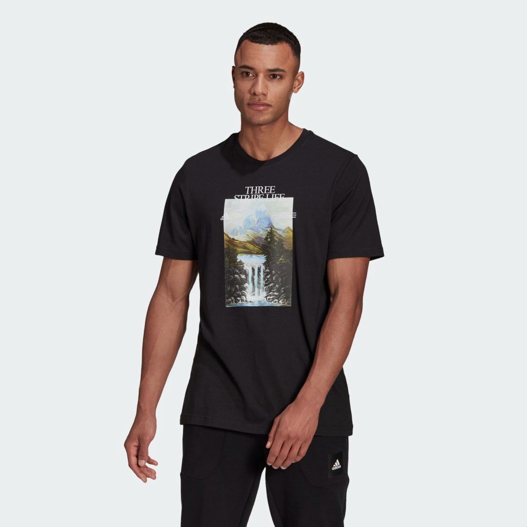 Футболка для фитнеса Athletics Graphic adidas Sportswear adidas Футболка для фитнеса Athletics Graphic adidas Sportswear adidas