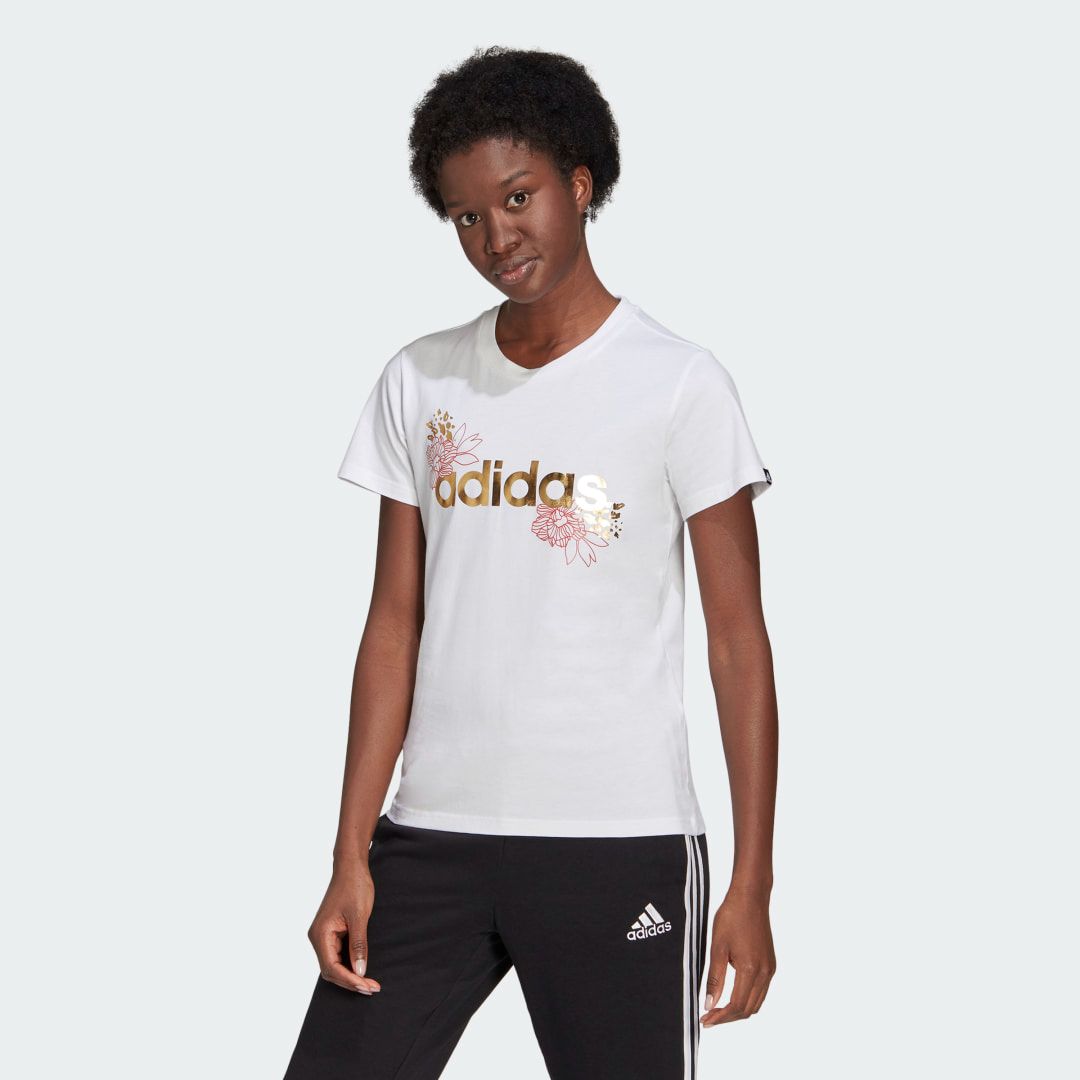 Футболка Linear Foil Graphic adidas Athletics Adidas Футболка Linear Foil Graphic adidas Athletics Adidas