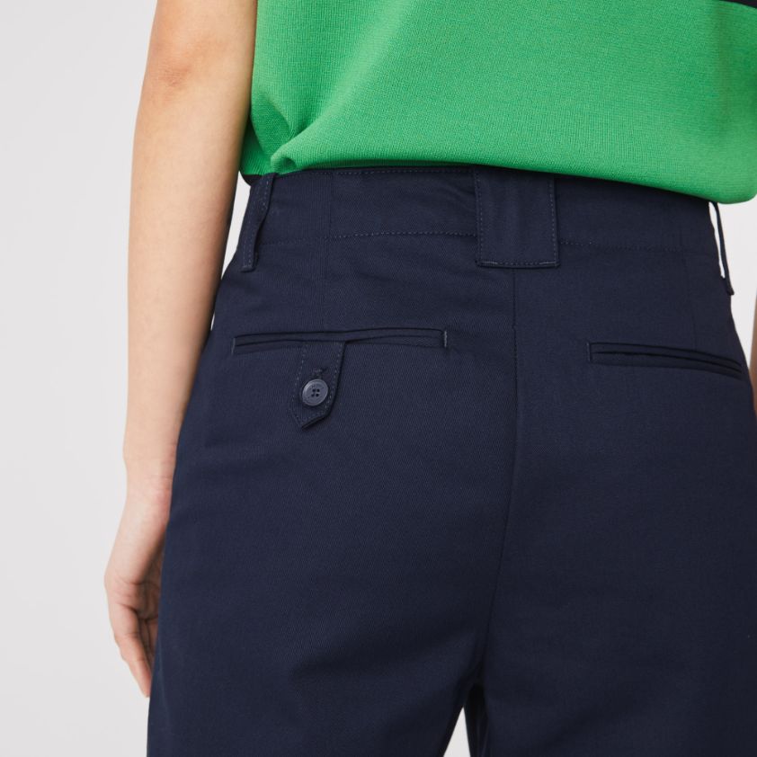 Брюки Lacoste , цвет синий, для женщин Брюки Lacoste , цвет синий, для женщин