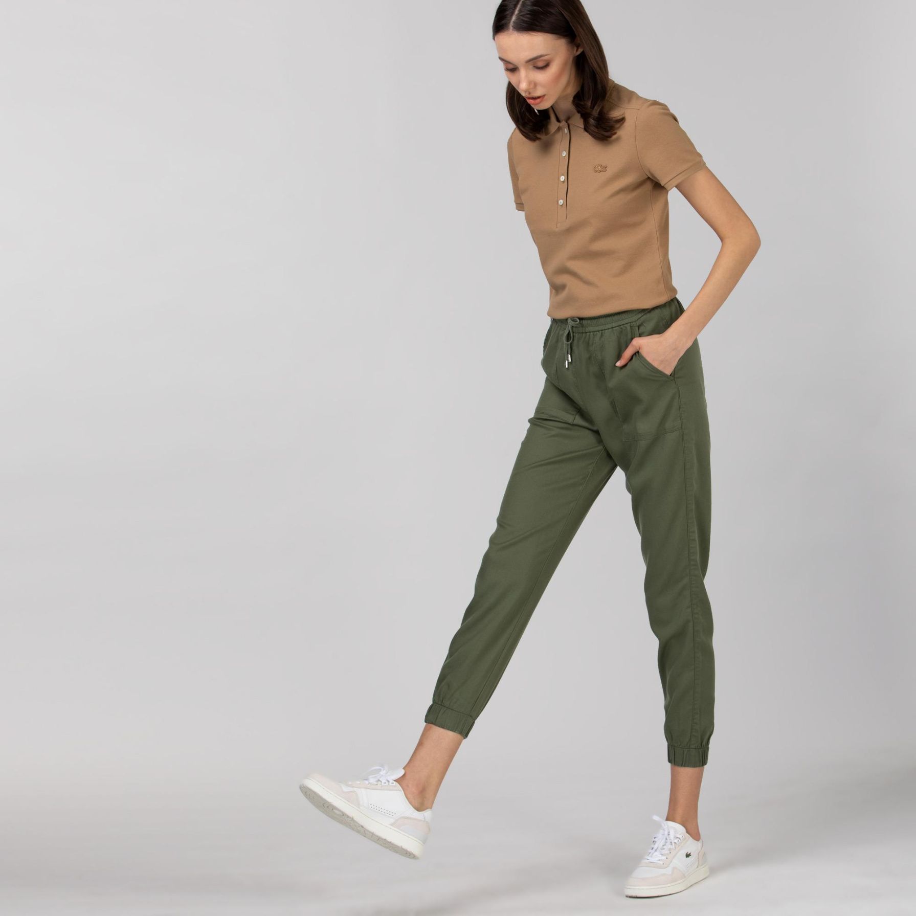 Брюки Lacoste , для женщин Брюки Lacoste , для женщин