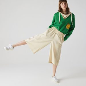 Джинсы Lacoste , цвет бежевый, для женщин