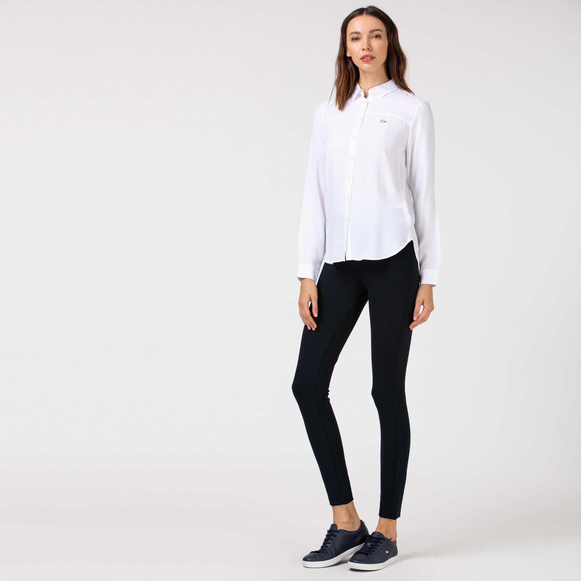 Брюки Lacoste , цвет синий, для женщин Брюки Lacoste , цвет синий, для женщин