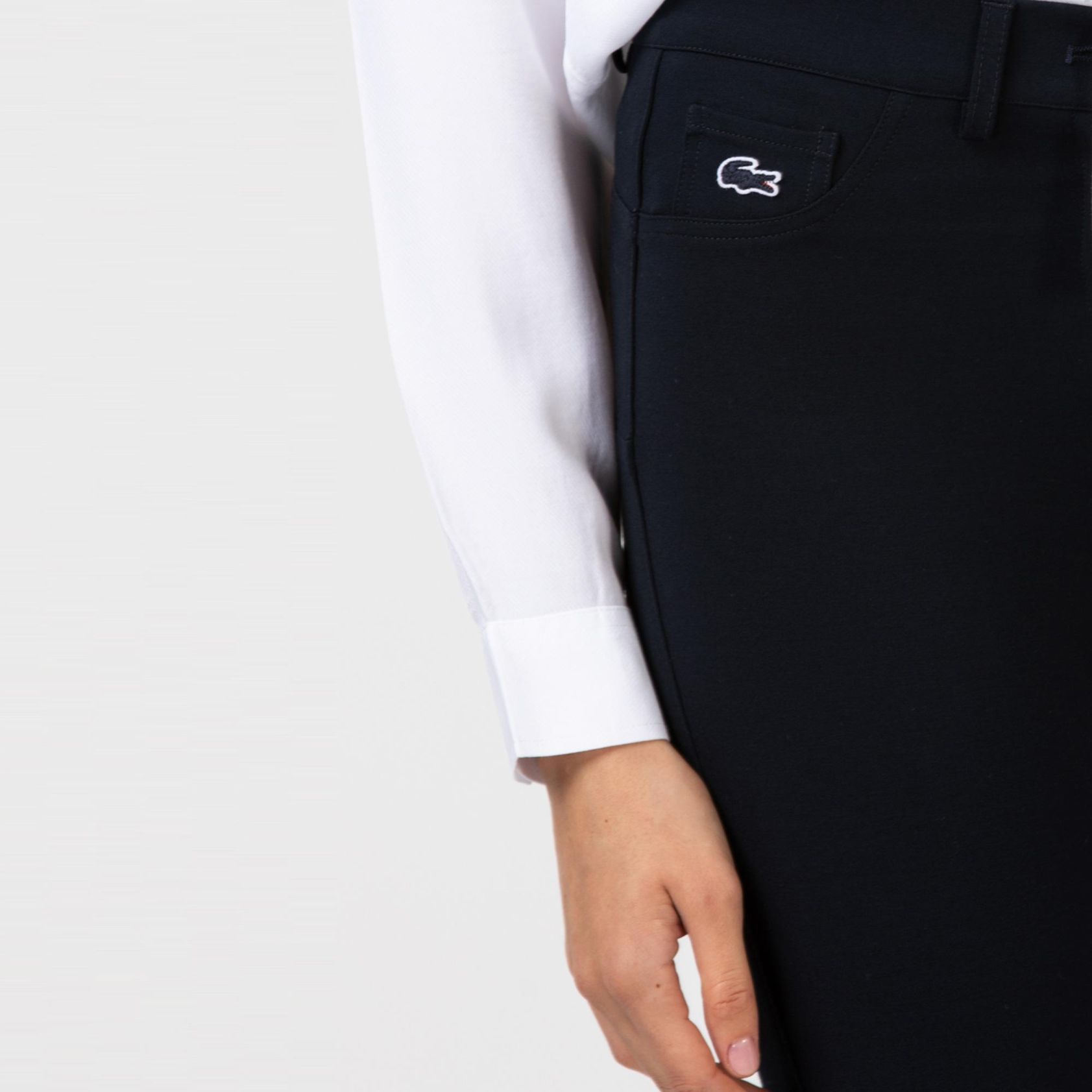 Брюки Lacoste , цвет синий, для женщин Брюки Lacoste , цвет синий, для женщин