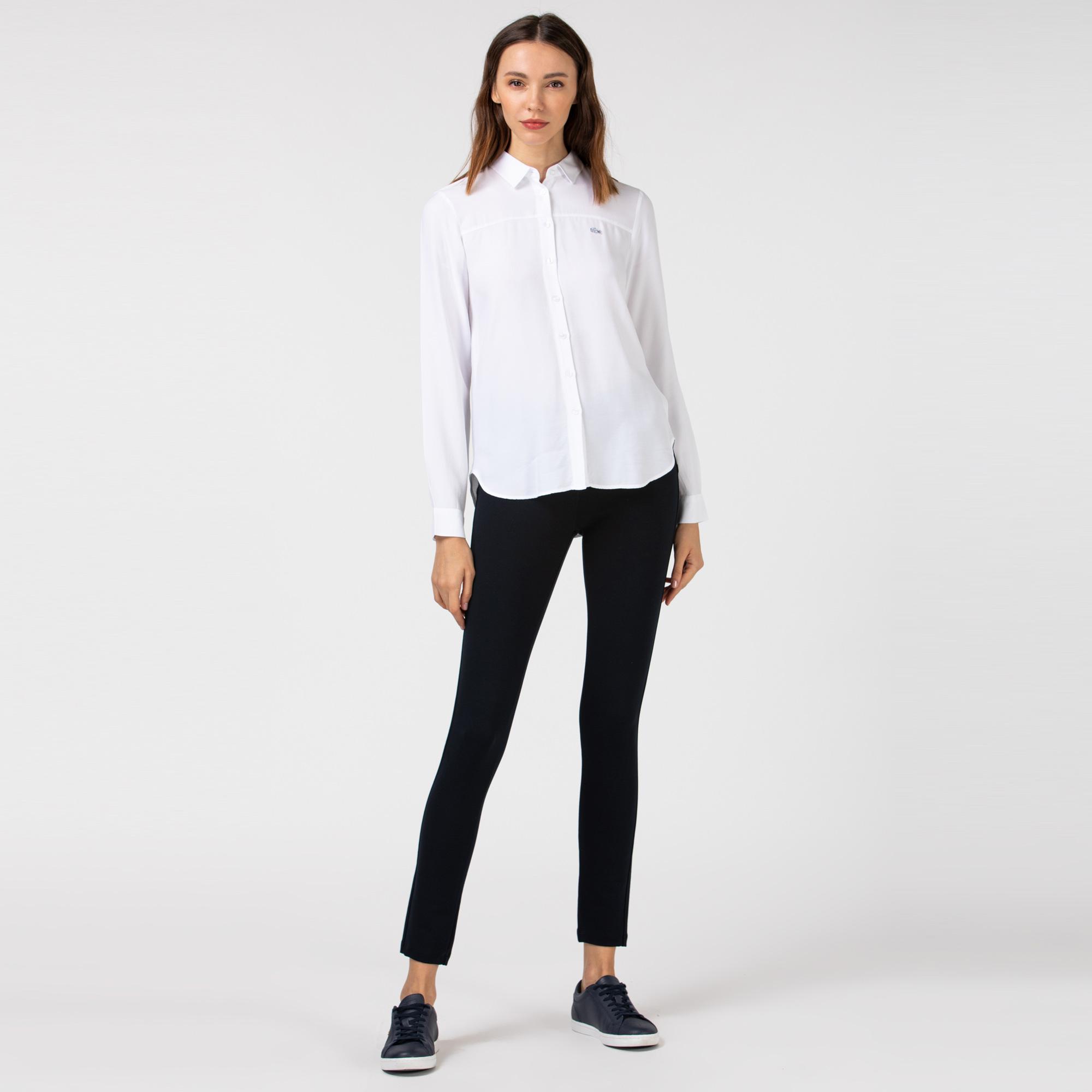 Брюки Lacoste , цвет синий, для женщин Брюки Lacoste , цвет синий, для женщин