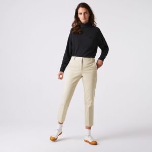 Брюки Lacoste , цвет белый, для женщин Брюки Lacoste , цвет белый, для женщин