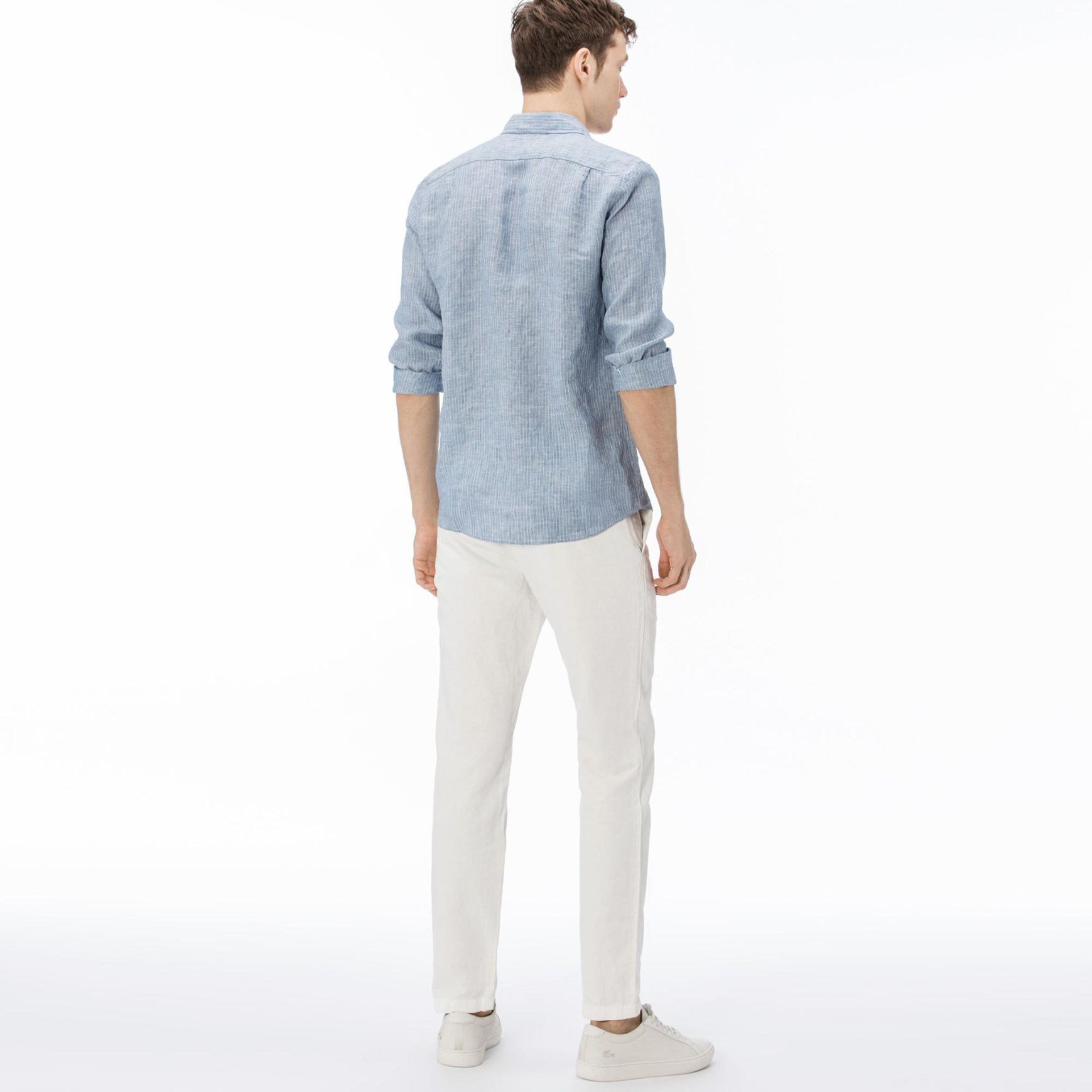 Брюки Lacoste , цвет белый, для мужчин Брюки Lacoste , цвет белый, для мужчин