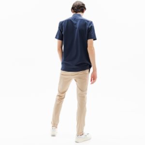 Брюки Lacoste , цвет бежевый, для мужчин