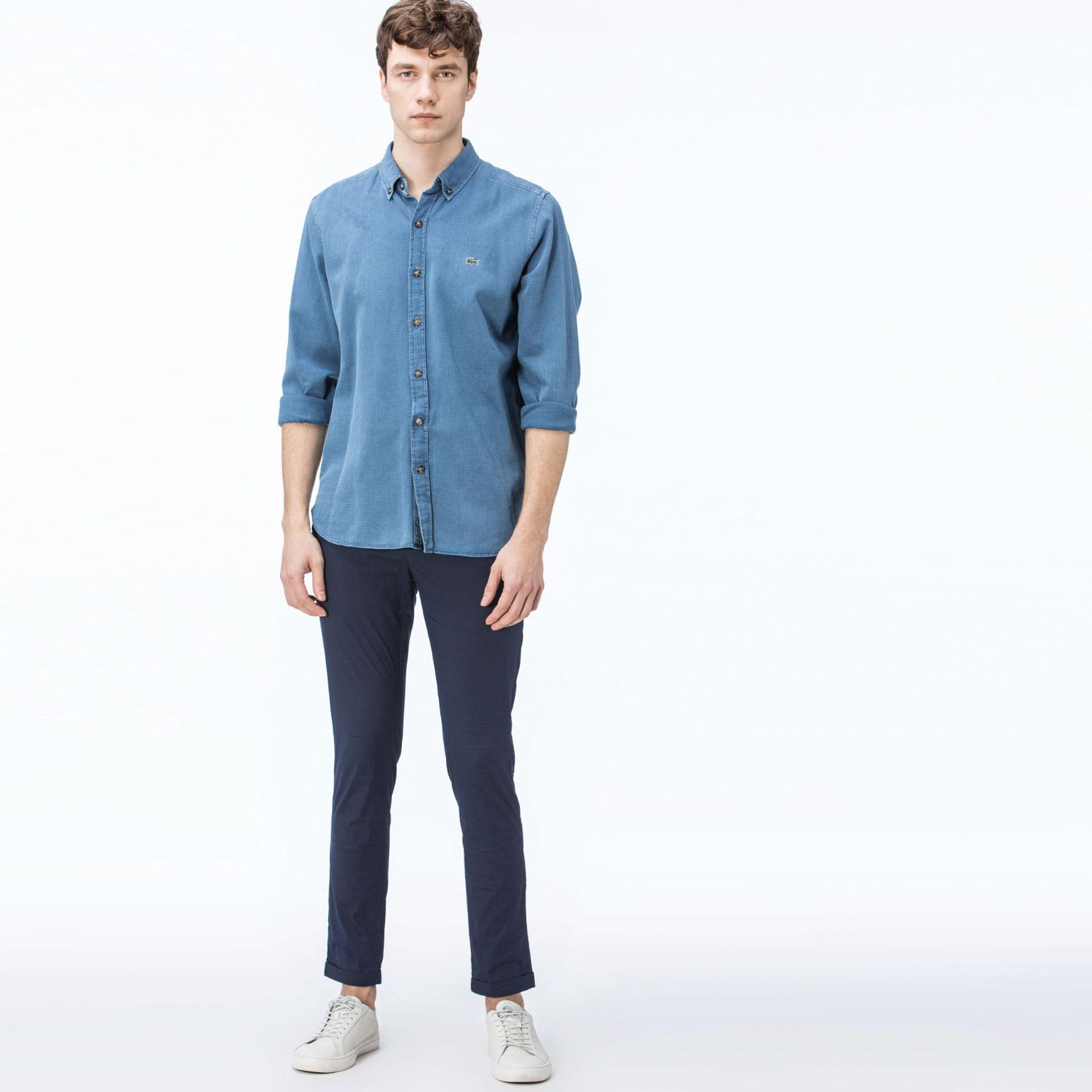 Брюки Lacoste , цвет белый, для мужчин Брюки Lacoste , цвет белый, для мужчин