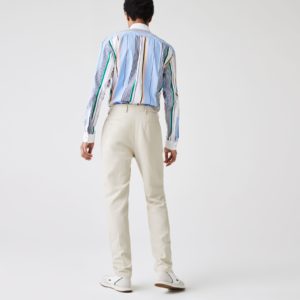 Брюки Lacoste , цвет белый, для мужчин
