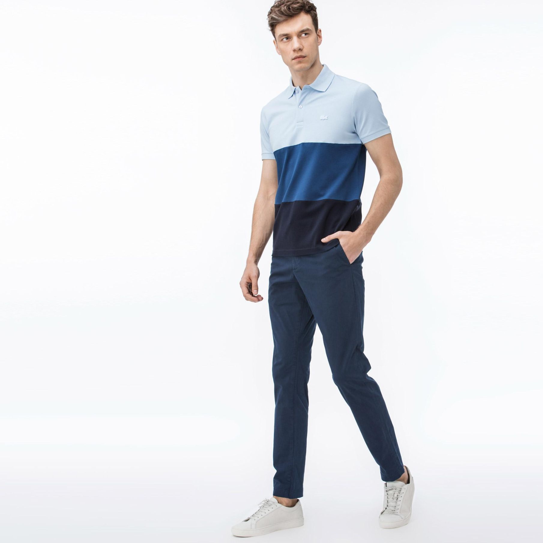 Брюки Lacoste , цвет синий, для мужчин Брюки Lacoste , цвет синий, для мужчин