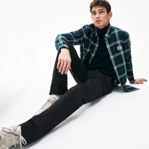 Брюки Lacoste , цвет черный, для мужчин