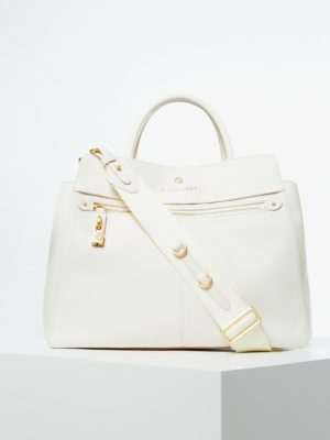 СУМКА С РУЧКОЙ «EVE LUXE» ИЗ НАТУРАЛЬНОЙ КОЖИ Guess