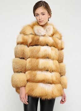 Куртка из лисы Джульетта 1 02, КАЛЯЕВ