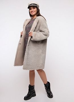 Пальто прямое из овчины 13, КАЛЯЕВ