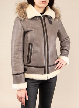 Короткая дубленка из натуральной овчины 18, КАЛЯЕВ