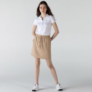 Юбка Lacoste , цвет белый, для женщин Юбка Lacoste , цвет белый, для женщин