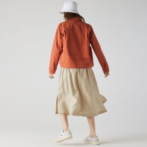 Юбка Lacoste , цвет бежевый, для женщин