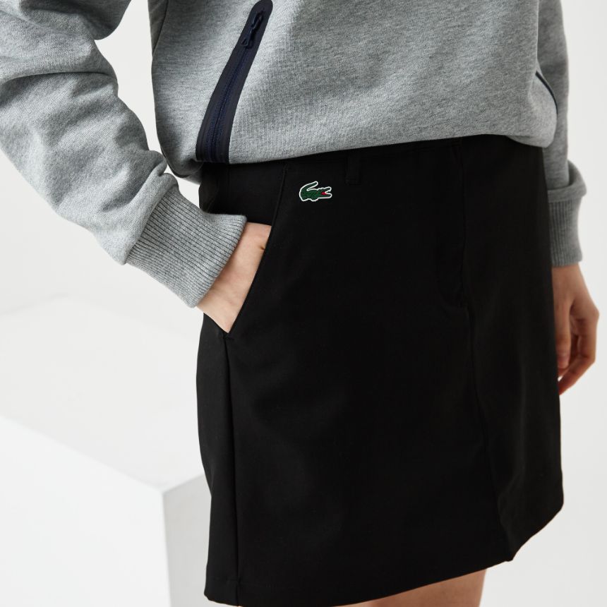 Юбка Lacoste , цвет черный, для женщин Юбка Lacoste , цвет черный, для женщин