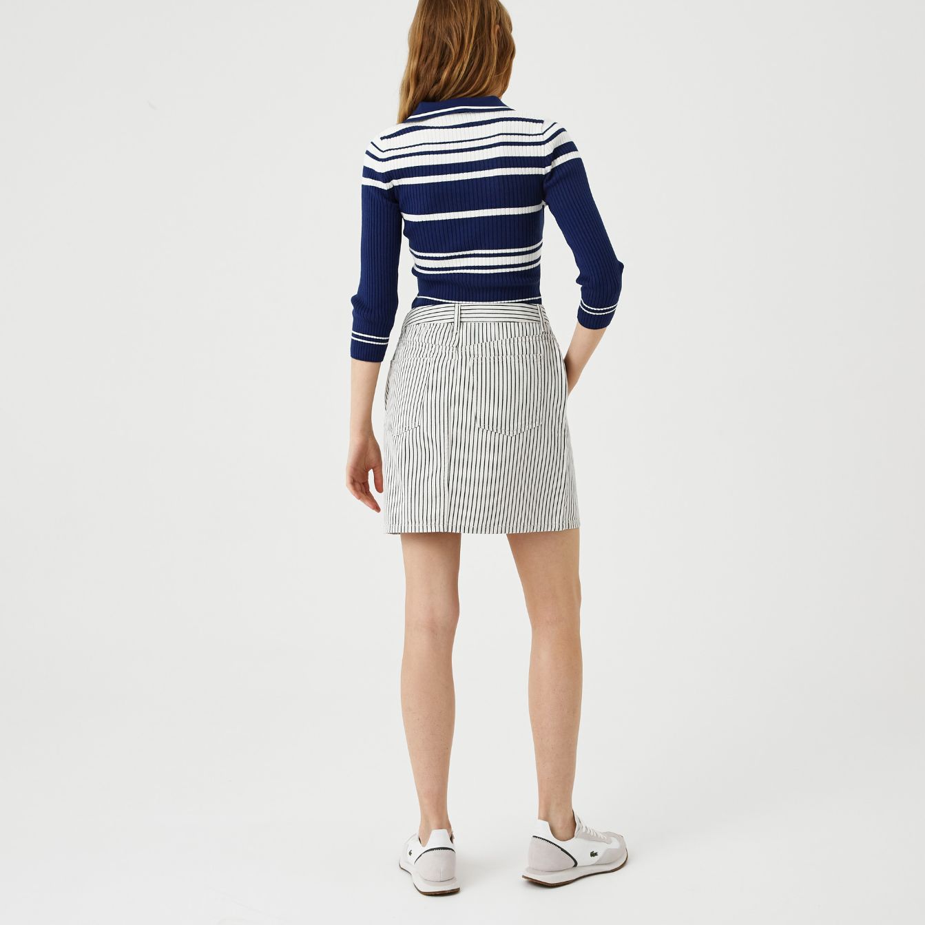Юбка Lacoste , цвет серый, для женщин Юбка Lacoste , цвет серый, для женщин