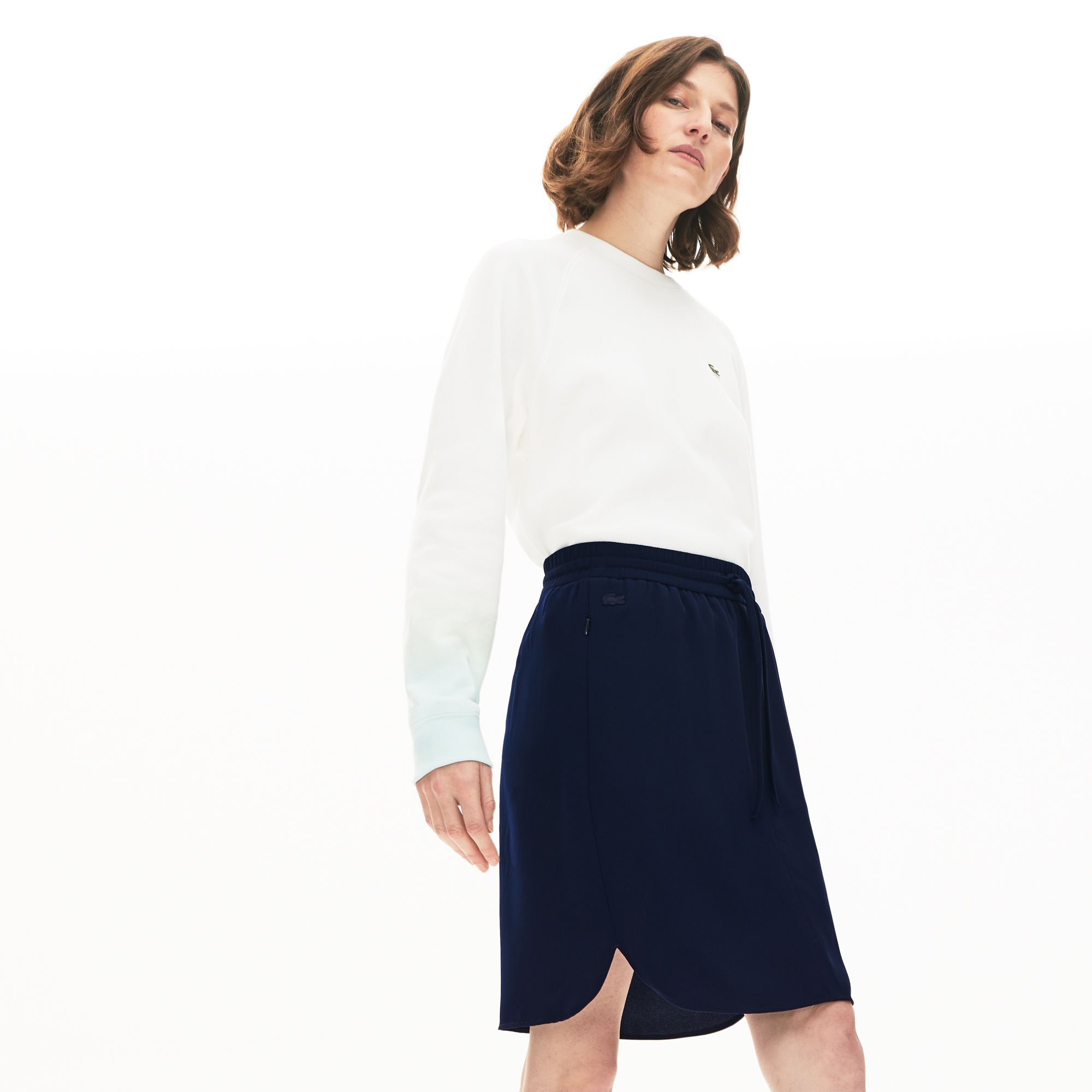 Юбка Lacoste , цвет синий, для женщин Юбка Lacoste , цвет синий, для женщин