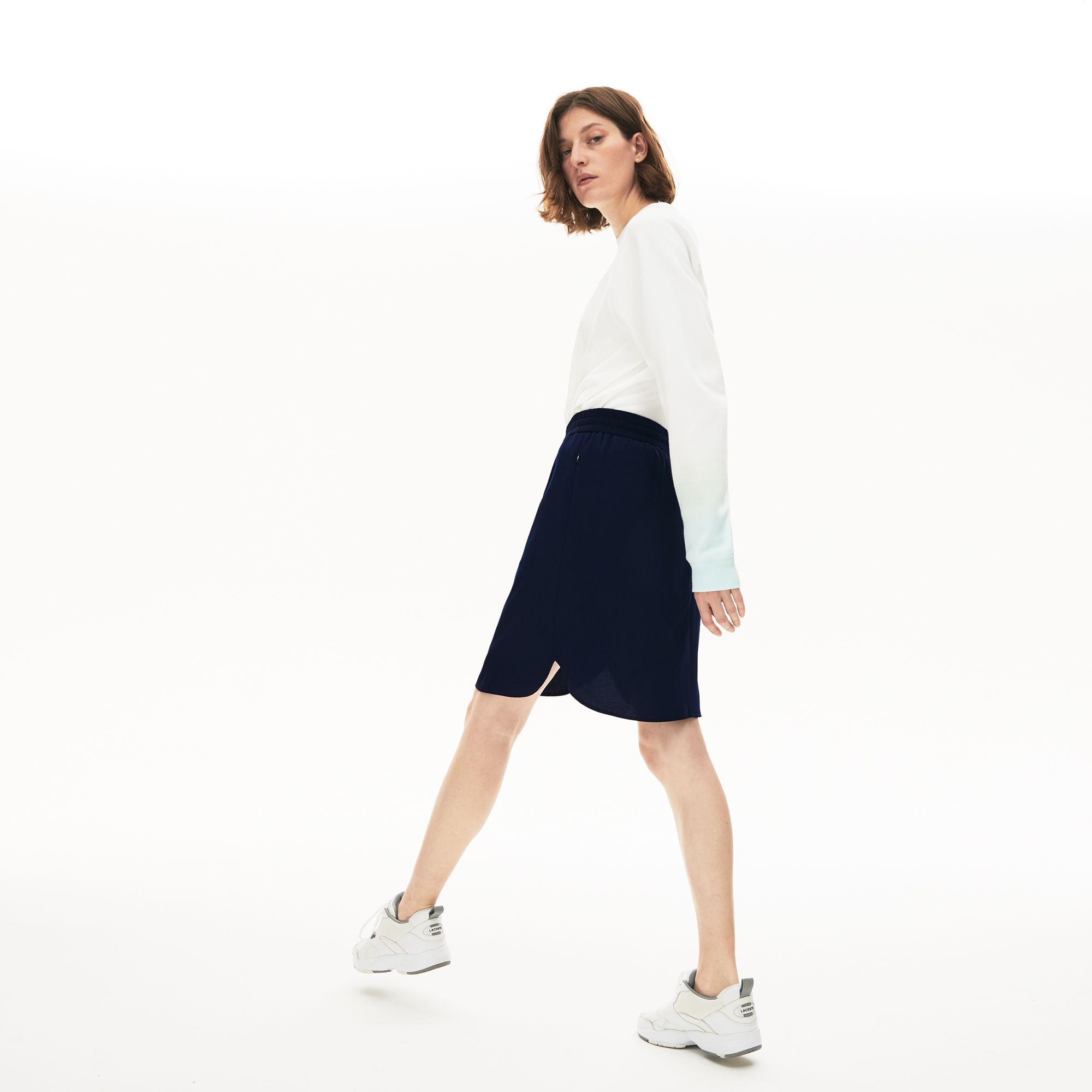 Юбка Lacoste , цвет синий, для женщин Юбка Lacoste , цвет синий, для женщин