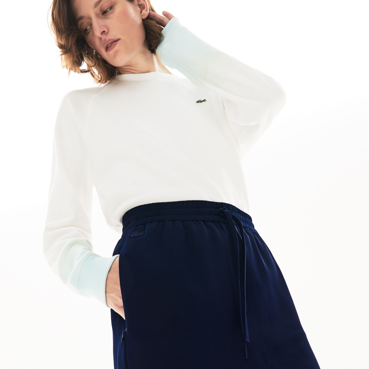 Юбка Lacoste , цвет синий, для женщин Юбка Lacoste , цвет синий, для женщин