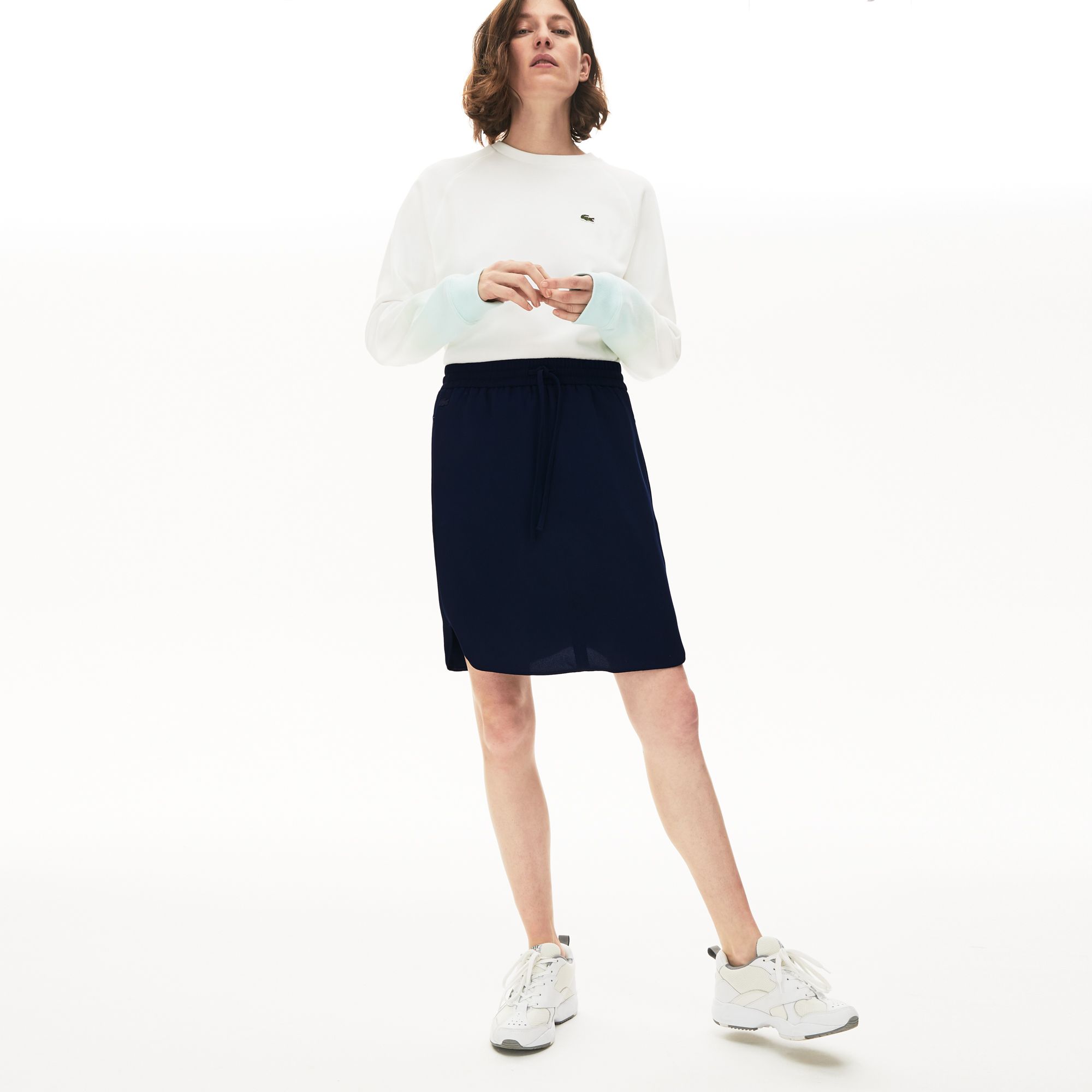 Юбка Lacoste , цвет синий, для женщин Юбка Lacoste , цвет синий, для женщин