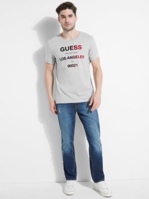 ФУТБОЛКА С ЛОГОТИПОМ СПЕРЕДИ Guess