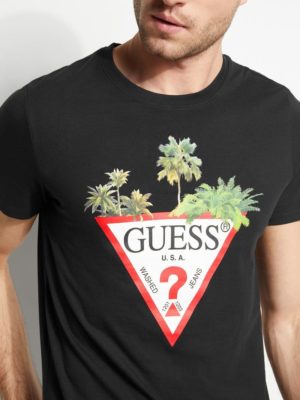 ФУТБОЛКА С ЛОГОТИПОМ СПЕРЕДИ Guess