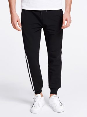 БРЮКИ ИЗ ФУТЕРА С ЛАМПАСАМИ Guess