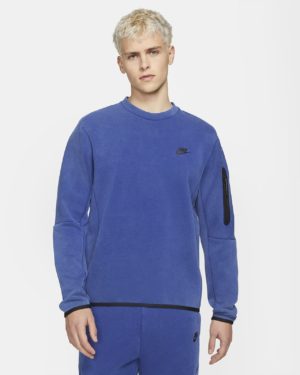 Мужской свитшот с эффектом выцветания Nike Sportswear Tech Fleece Nike Sportswear Tech Fleece