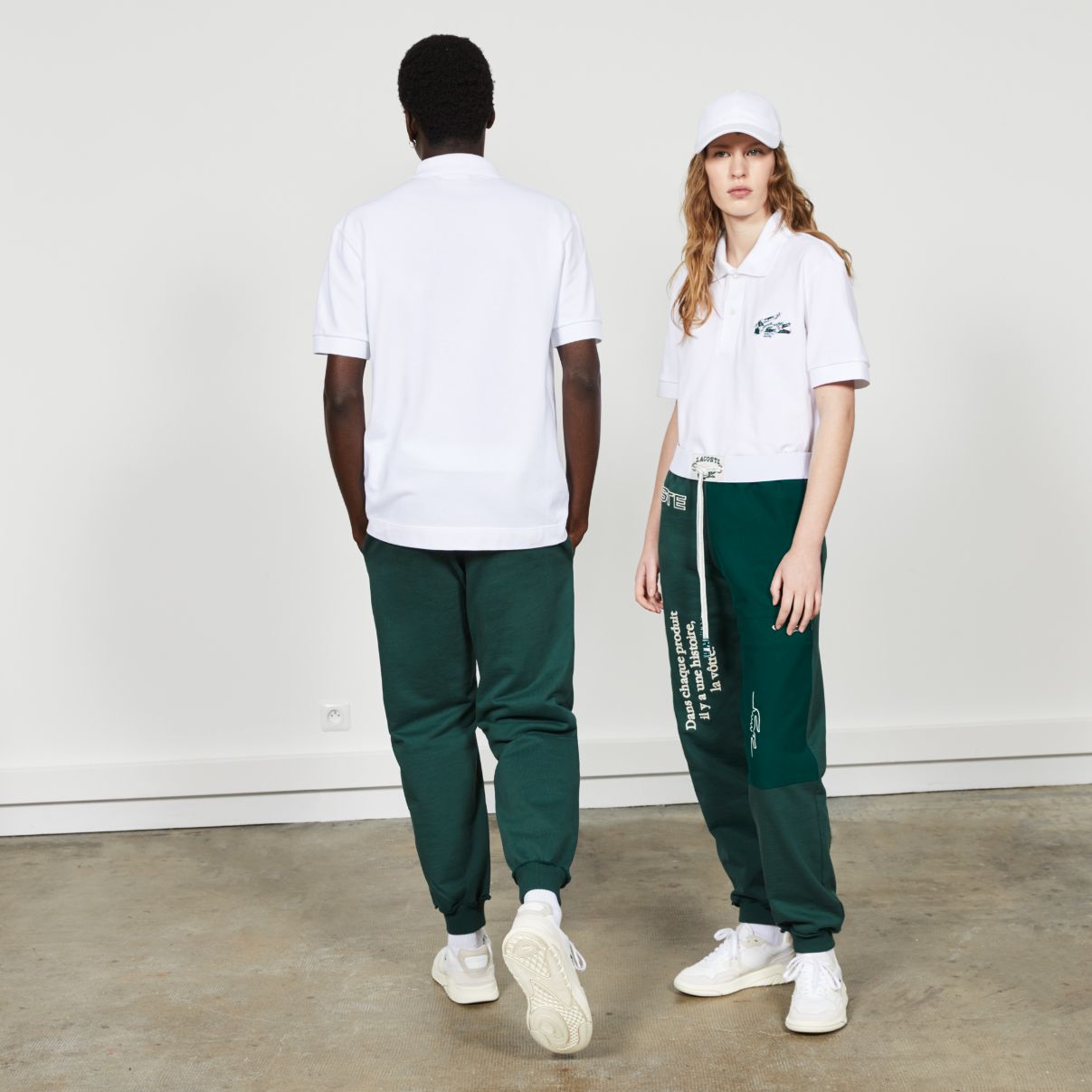 Рубашка Lacoste Fashion Show , цвет белый, для мужчин Рубашка Lacoste Fashion Show , цвет белый, для мужчин