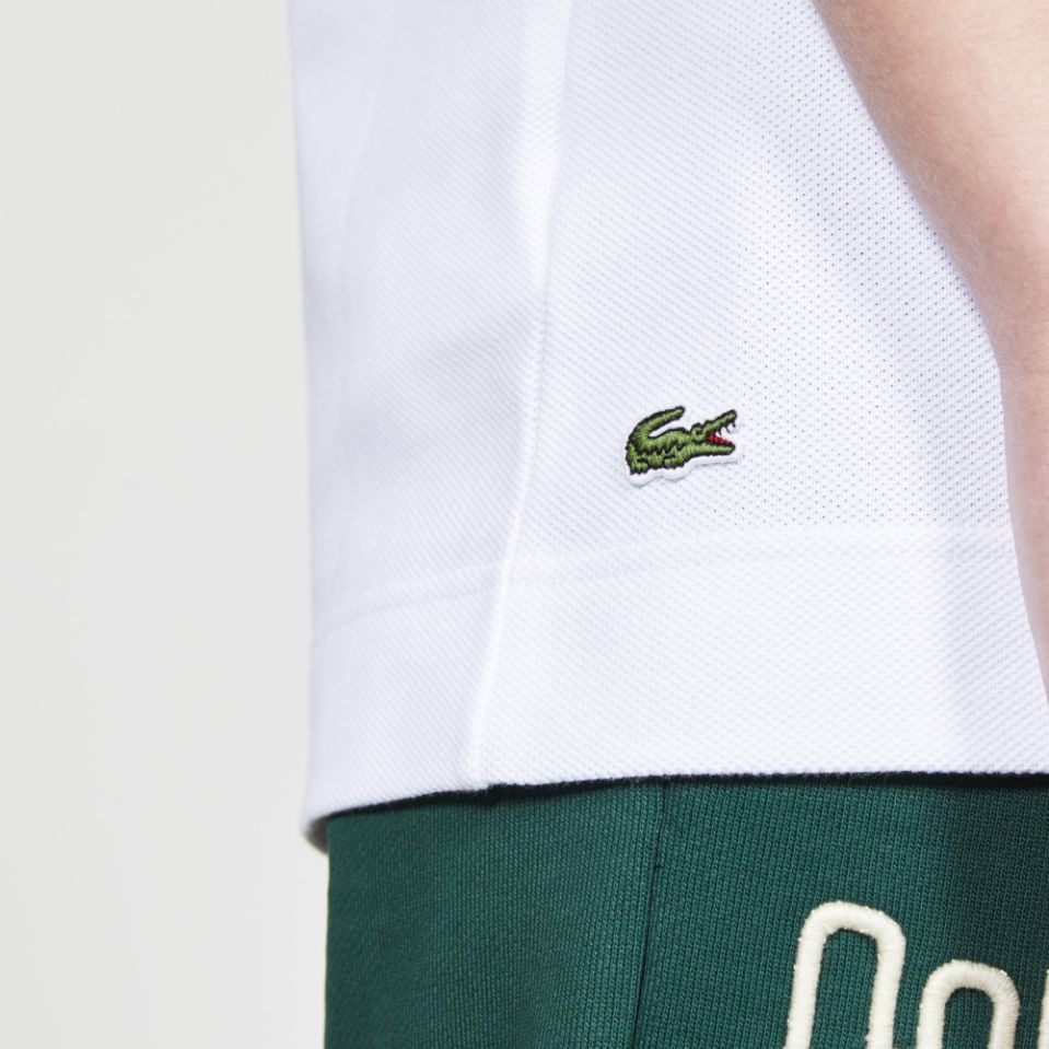 Рубашка Lacoste Fashion Show , цвет белый, для мужчин Рубашка Lacoste Fashion Show , цвет белый, для мужчин