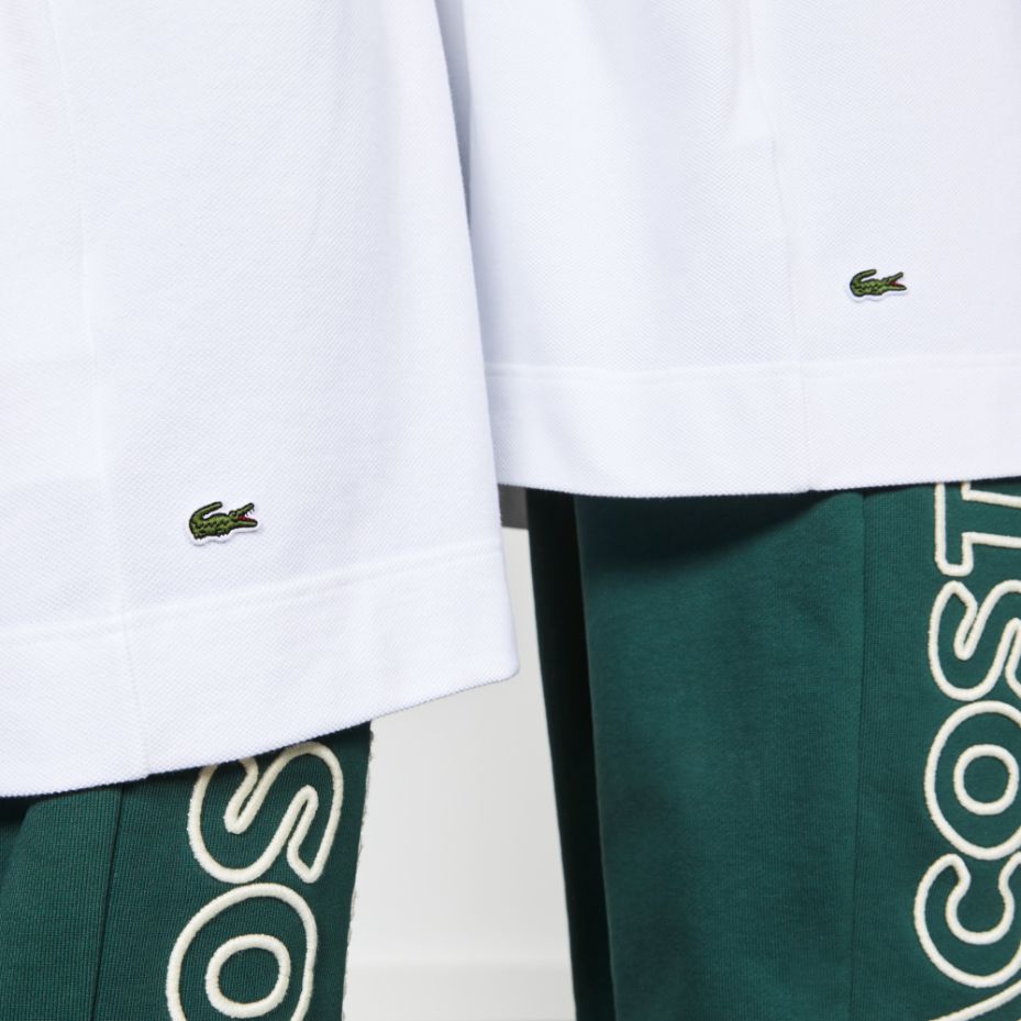 Рубашка Lacoste Fashion Show , цвет белый, для мужчин Рубашка Lacoste Fashion Show , цвет белый, для мужчин