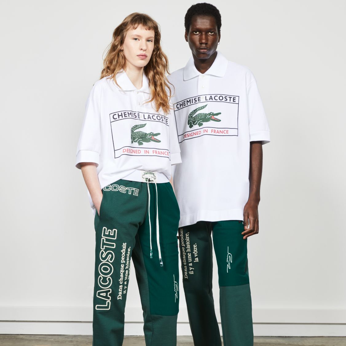Рубашка Lacoste Fashion Show , цвет белый, для мужчин Рубашка Lacoste Fashion Show , цвет белый, для мужчин