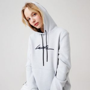 Толстовка Lacoste , цвет белый, для женщин