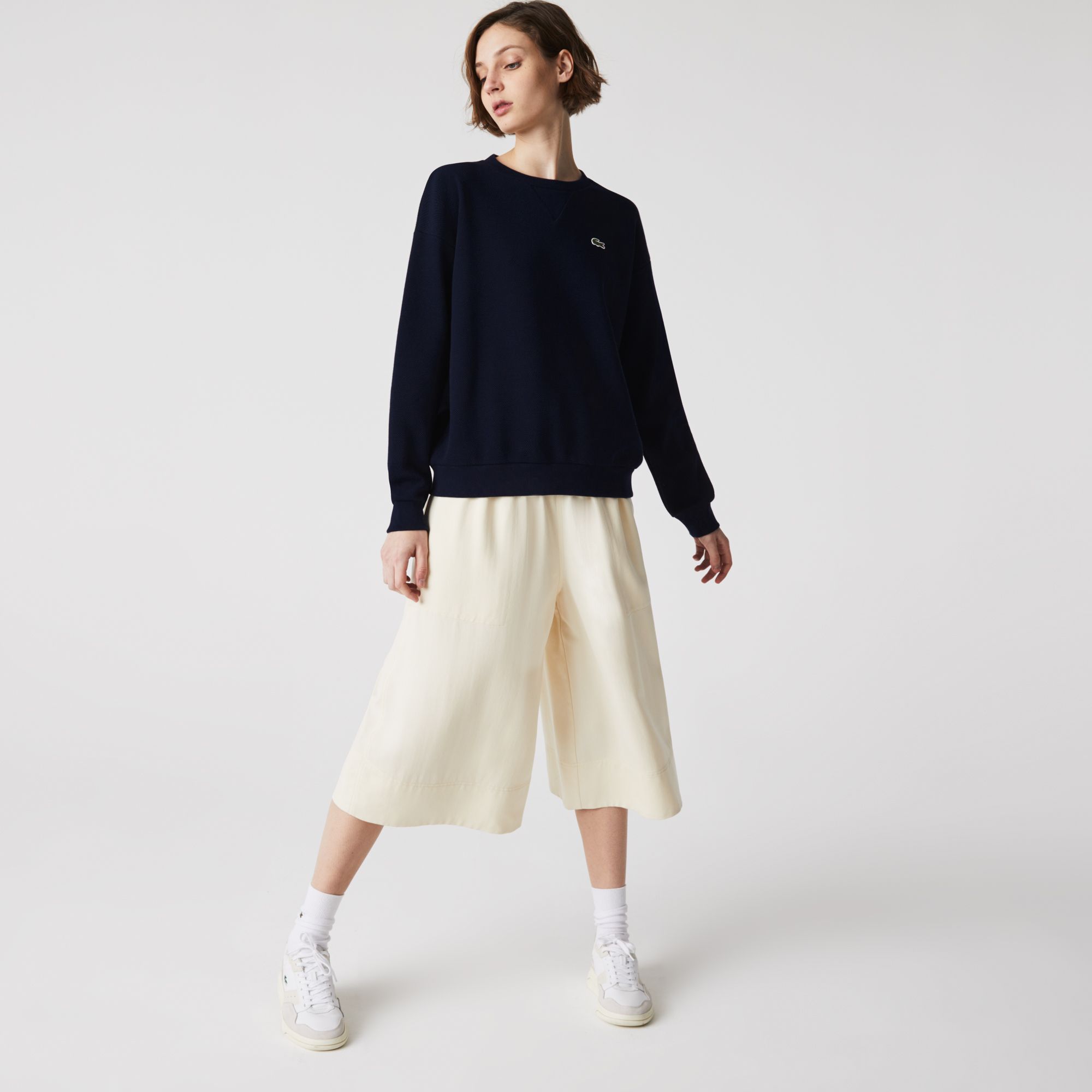 Толстовка Lacoste , цвет синий, для женщин Толстовка Lacoste , цвет синий, для женщин