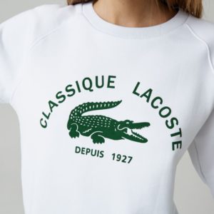 Толстовка Lacoste , цвет белый, для женщин