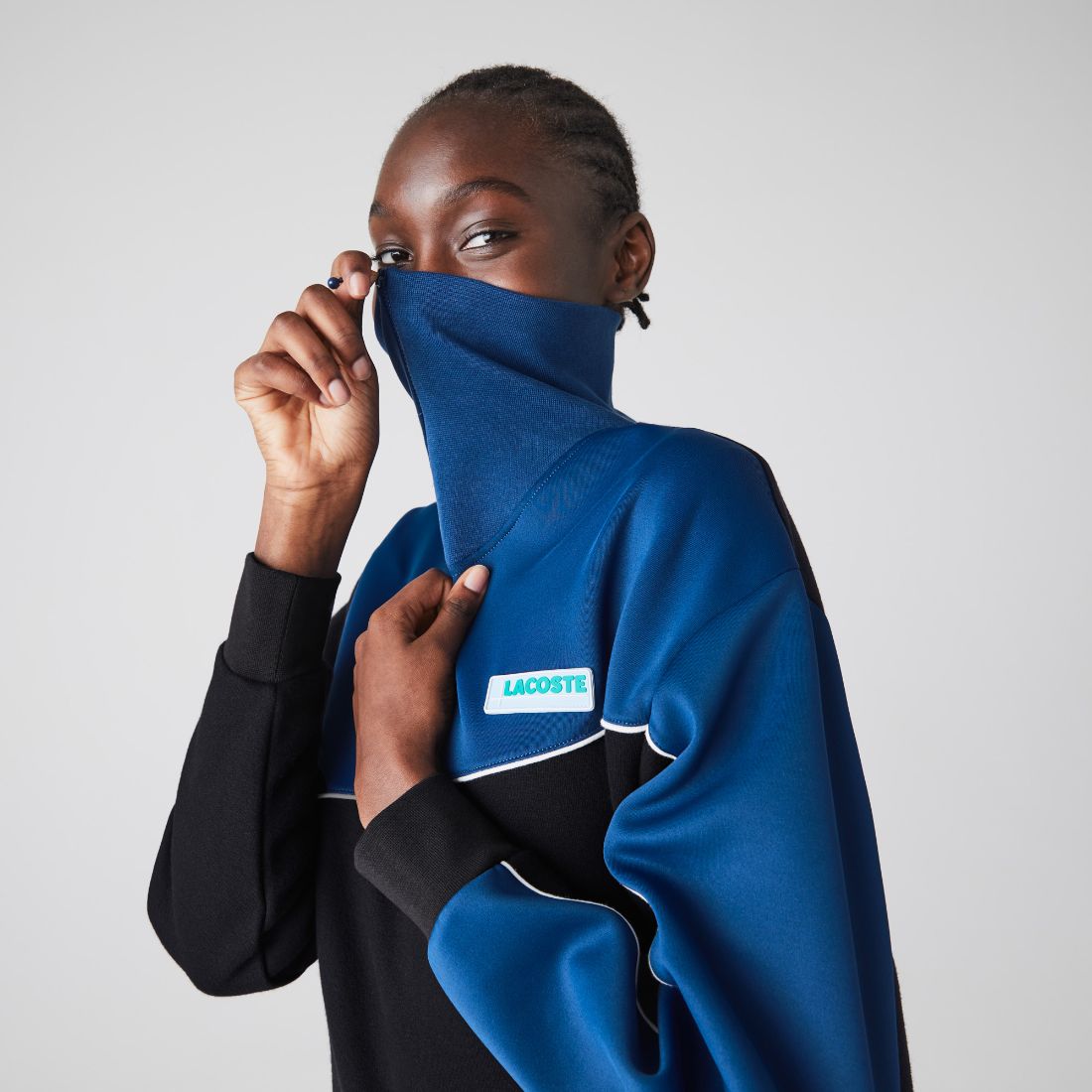 Толстовка Lacoste L!VE , цвет разноцветный, для женщин Толстовка Lacoste L!VE , цвет разноцветный, для женщин