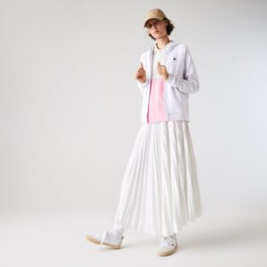 Толстовка Lacoste TENNIS LIFESTYLE , цвет белый, для женщин