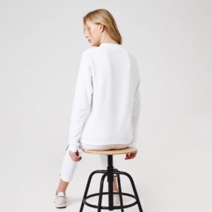 Толстовка Lacoste TENNIS LIFESTYLE , цвет белый, для женщин