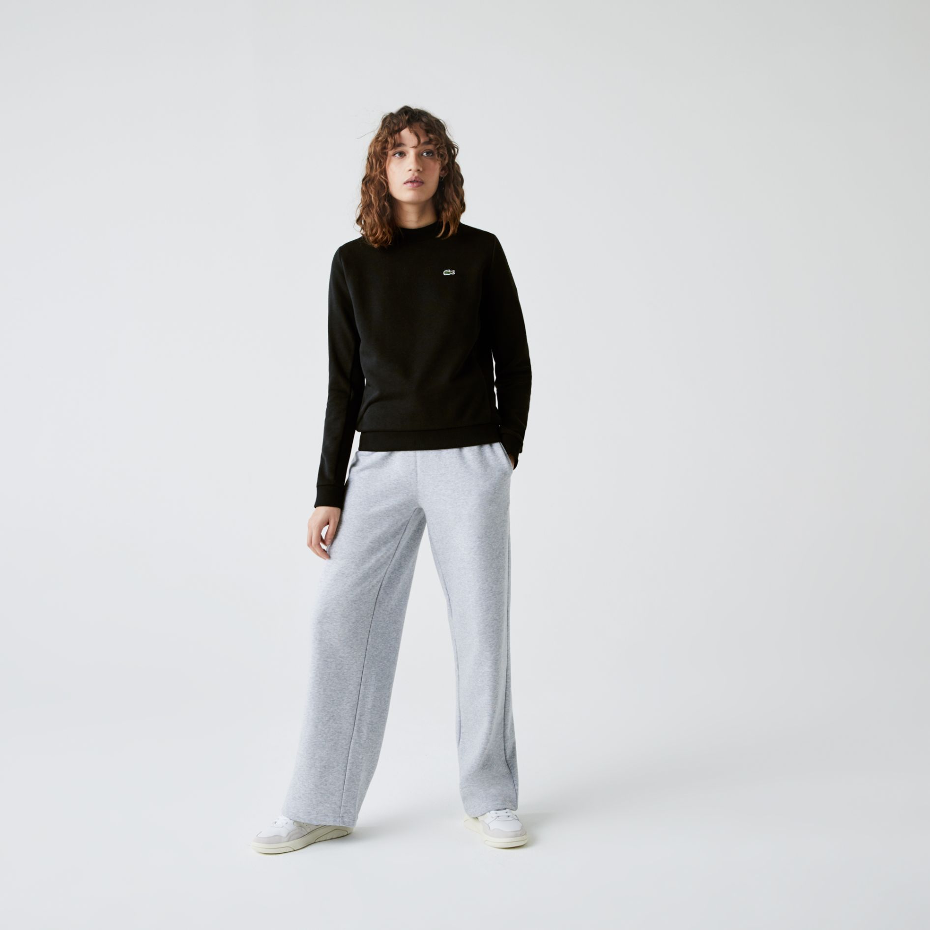 Толстовка Lacoste TENNIS LIFESTYLE , цвет черный, для женщин Толстовка Lacoste TENNIS LIFESTYLE , цвет черный, для женщин