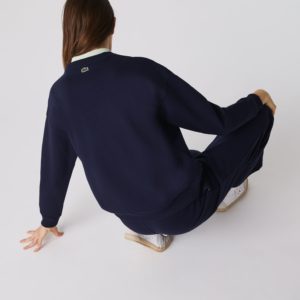 Толстовка Lacoste , цвет синий, для женщин
