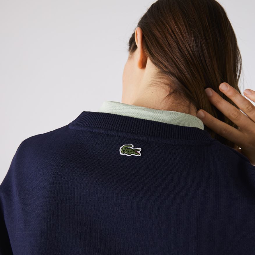 Толстовка Lacoste , цвет синий, для женщин Толстовка Lacoste , цвет синий, для женщин