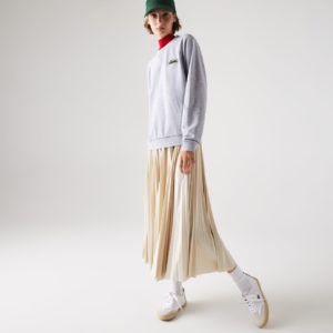 Толстовка Lacoste , цвет серый, для женщин Толстовка Lacoste , цвет серый, для женщин