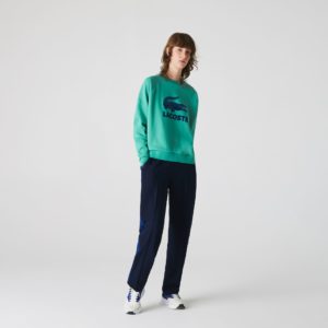 Толстовка Lacoste , цвет зеленый, для женщин Толстовка Lacoste , цвет зеленый, для женщин