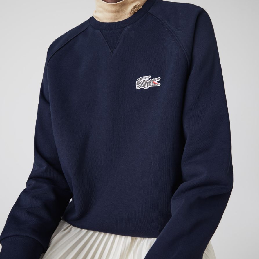 Толстовка Lacoste NATIONAL GEOGRAPHIC , цвет синий, для женщин Толстовка Lacoste NATIONAL GEOGRAPHIC , цвет синий, для женщин