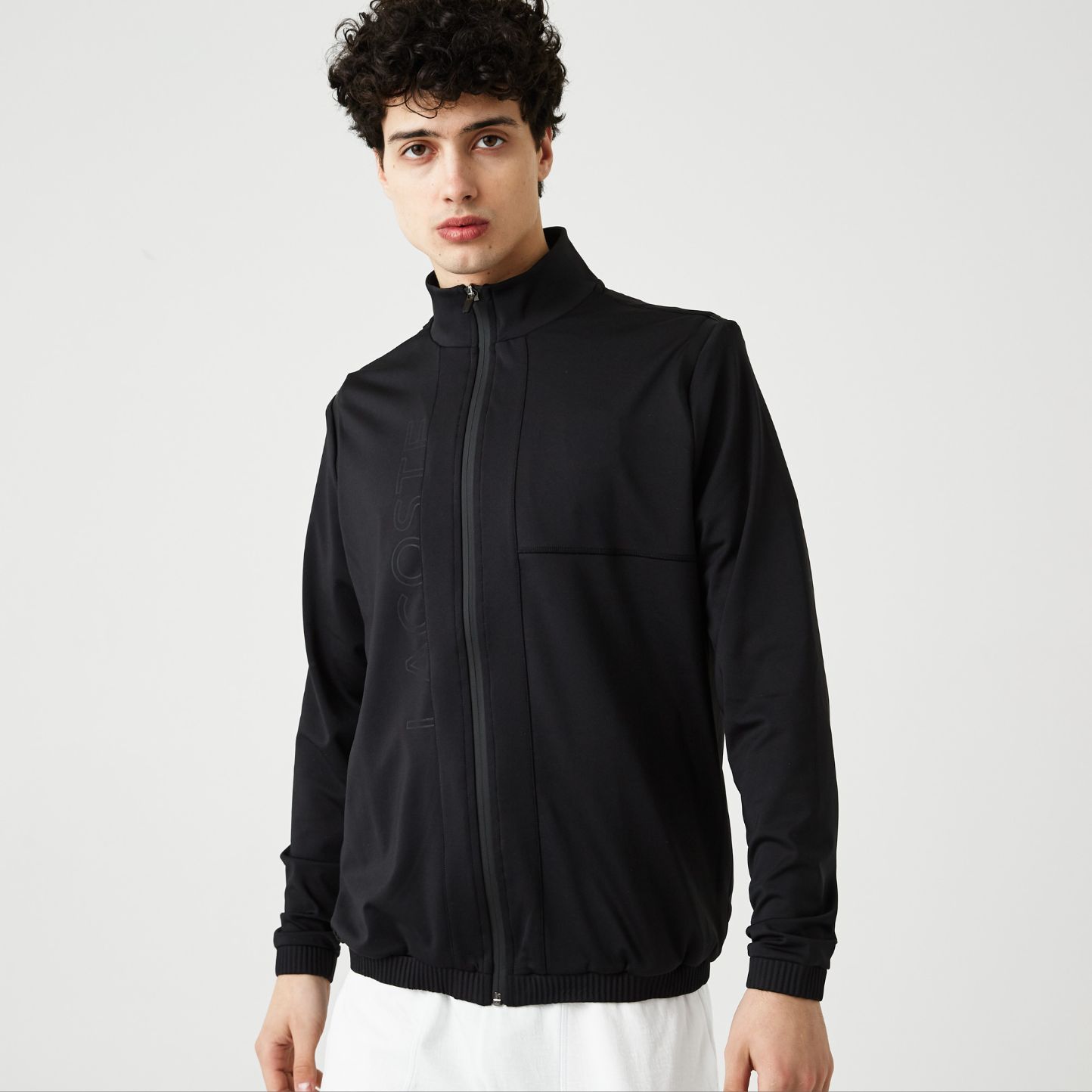 Толстовка Lacoste , цвет черный, для мужчин Толстовка Lacoste , цвет черный, для мужчин
