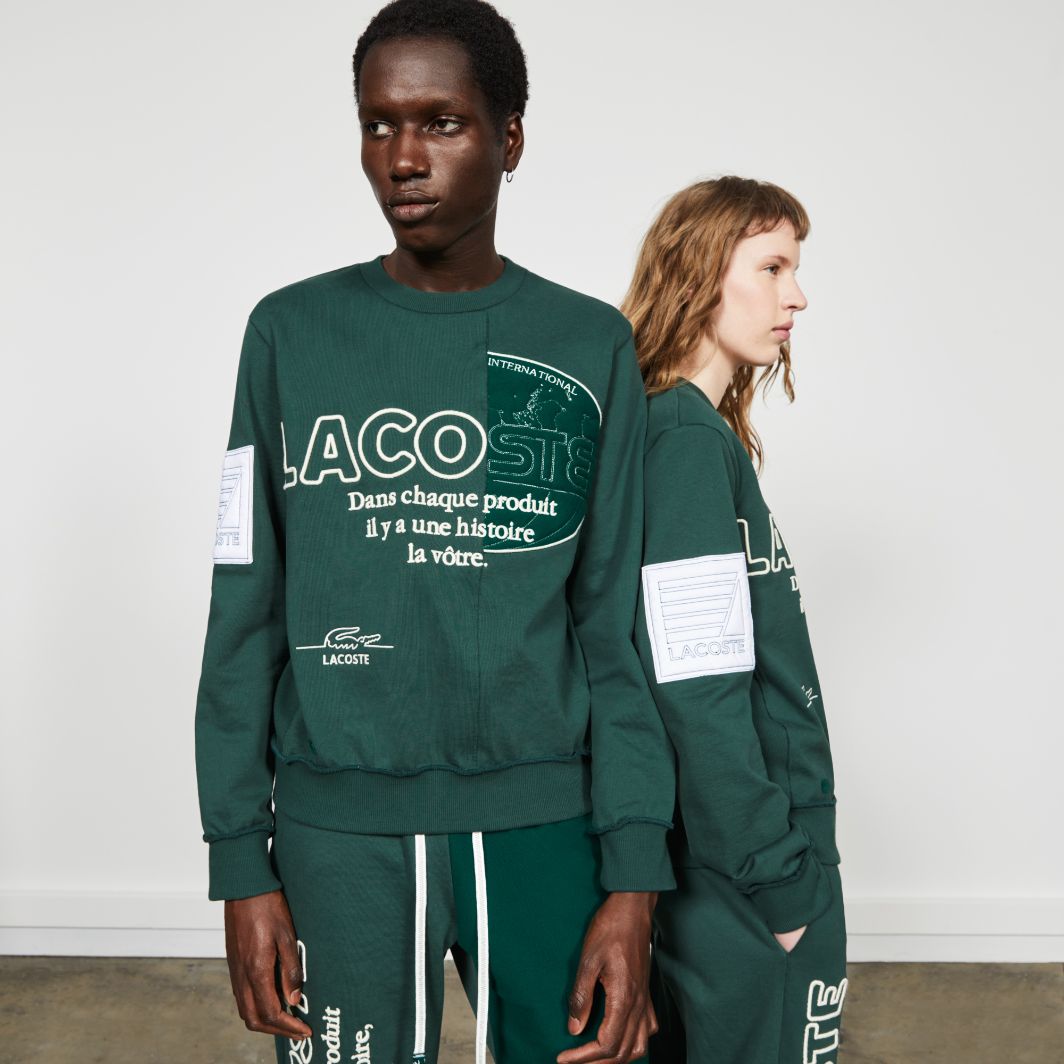 Толстовка Lacoste Fashion Show , цвет зеленый, для мужчин Толстовка Lacoste Fashion Show , цвет зеленый, для мужчин