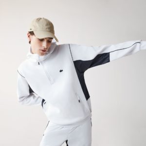 Толстовка Lacoste , цвет белый, для мужчин Толстовка Lacoste , цвет белый, для мужчин
